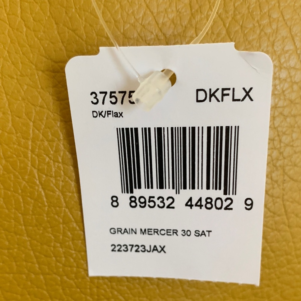 NWT Coach Leather Mercer 30 Mustard Leather Satchel. - Picture 7 of 12